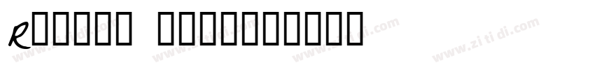 Rachel italic字体转换